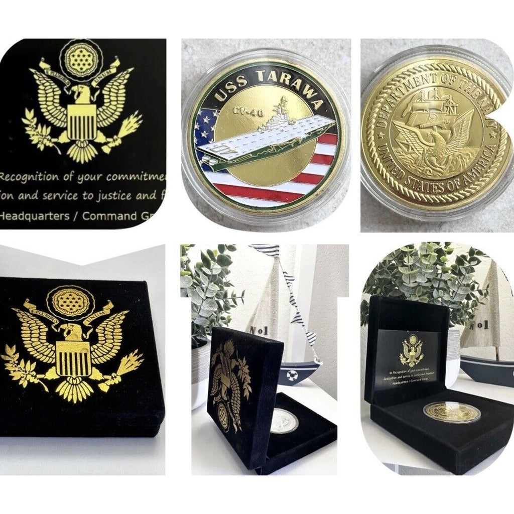 US NAVY - USS TARAWA / CV-40 Challenge Coin USN