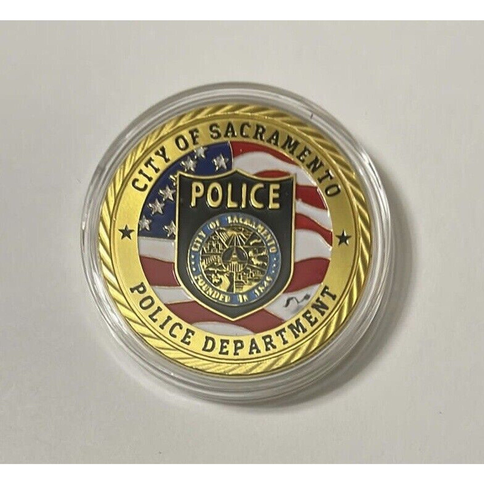 CITY OF SACRAMENTO POLICE Office DEPT CHALLENGE COIN