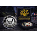 NEW USAF Air Force Veteran with eagle and flag ChallengeCoin w/ Retirement Award