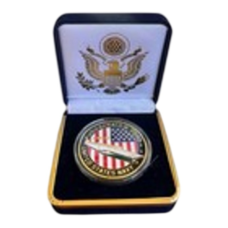 Department of Energy (DOE) Challenge Coin With Blue Velvet Case. Fast Shipping!