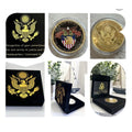 US West Point Military Academy Challenge Coin with special velvet Case