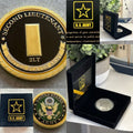 Gold Bar You Can NOT Buy First Salute OCS ROTC West Point 2ND LIEUTENANT