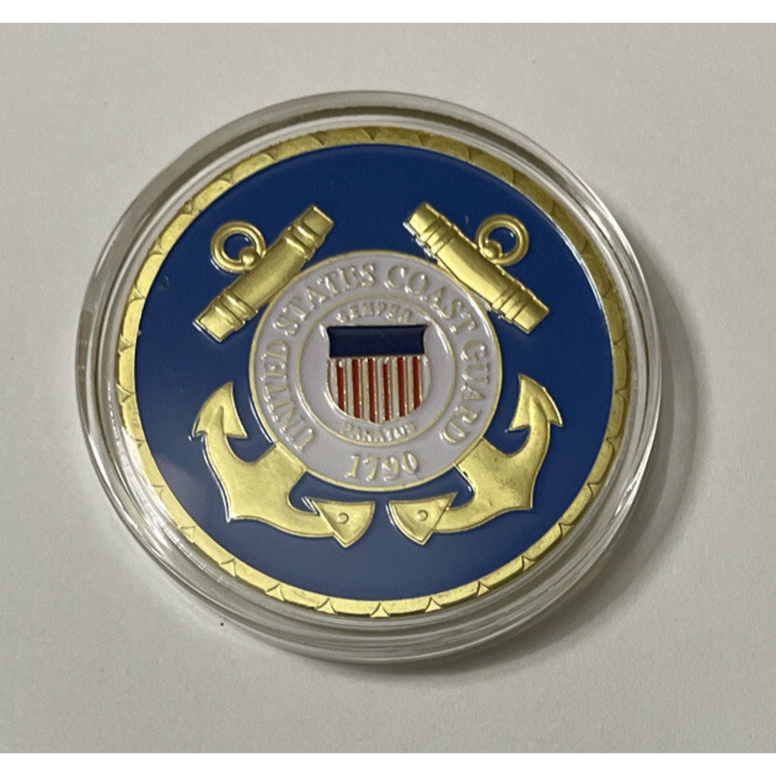 COAST GUARD INVESTIGATIVE SERVICE COIN With Retirement Award