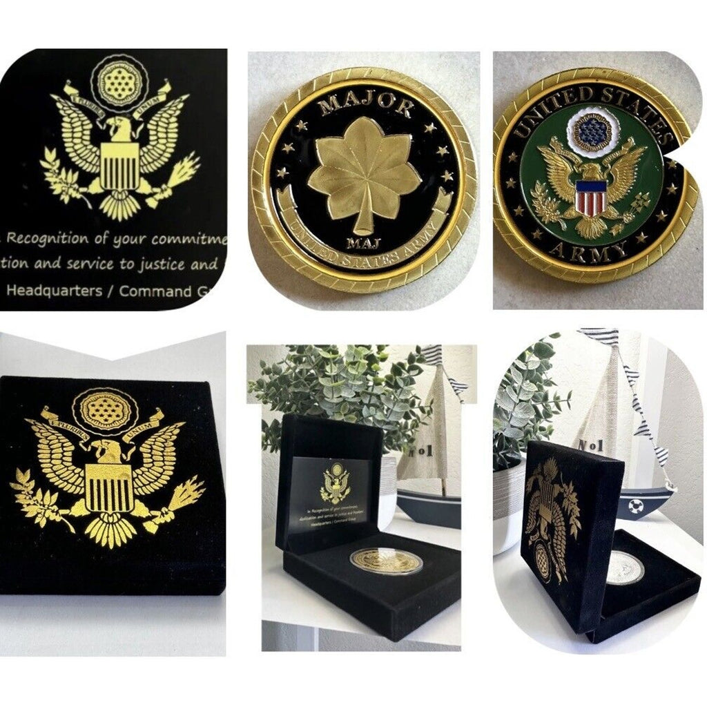 Challenge Coin Army Rank Major Coin USA amy