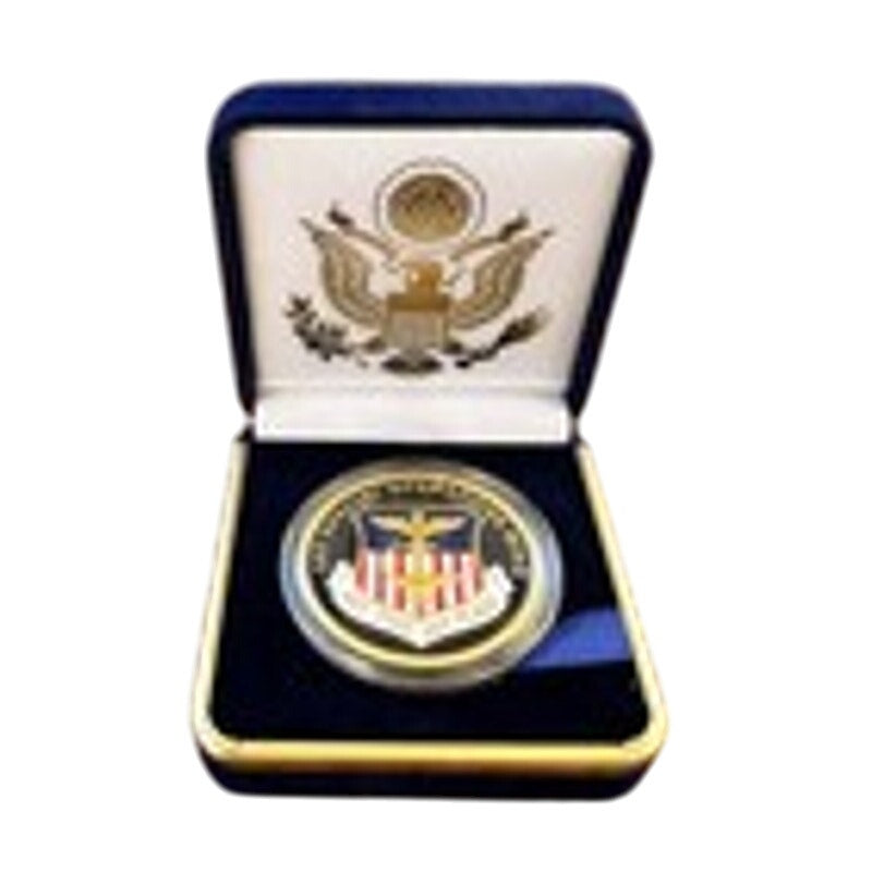 Department of Energy (DOE) Challenge Coin With Blue Velvet Case. Fast Shipping!