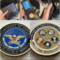 Pentagon -US ARMY-Dept of Defense W/Credential coin holder wallet