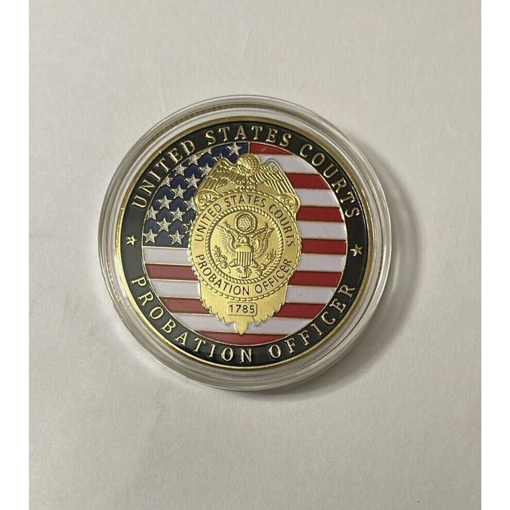 United States Courts Probation Officer Challenge Coin. New! Fast Shipping