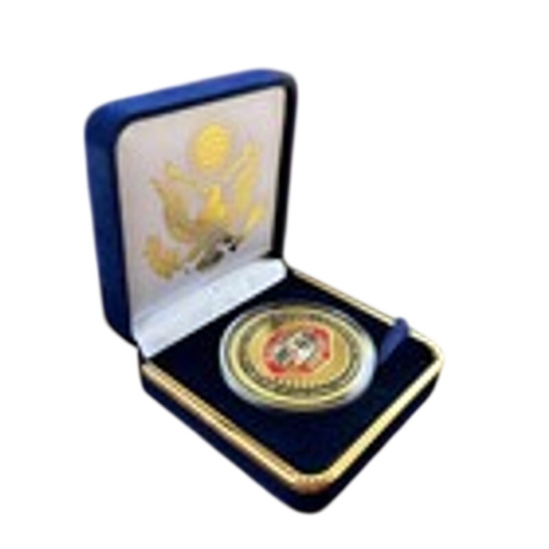 Department of Energy (DOE) Challenge Coin With Blue Velvet Case. Fast Shipping!