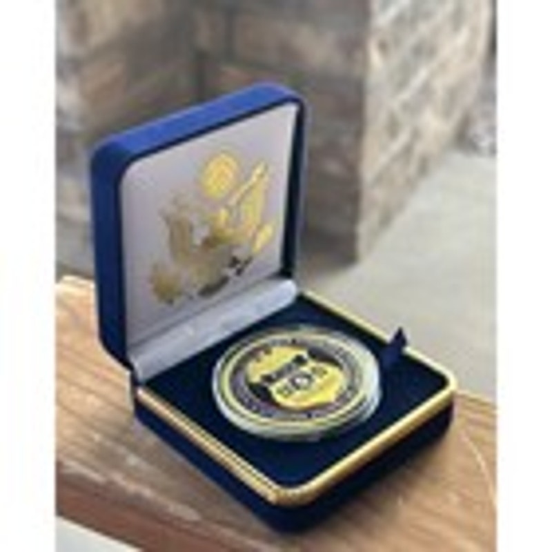 Department of Energy (DOE) Challenge Coin With Blue Velvet Case. Fast Shipping!