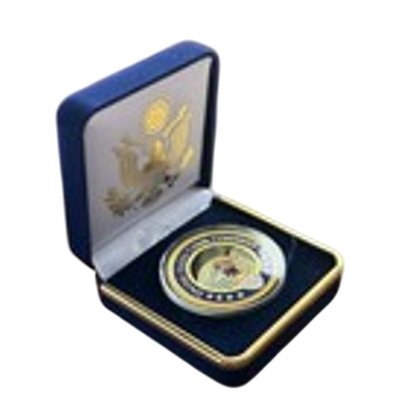 Department of Energy (DOE) Challenge Coin With Blue Velvet Case. Fast Shipping!