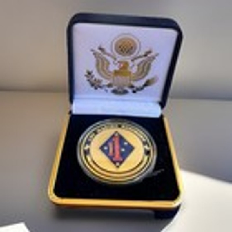 Department of Energy (DOE) Challenge Coin With Blue Velvet Case. Fast Shipping!