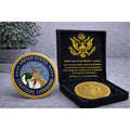 United States Strategic Command Challenge Coin USA w/ Retirement Award
