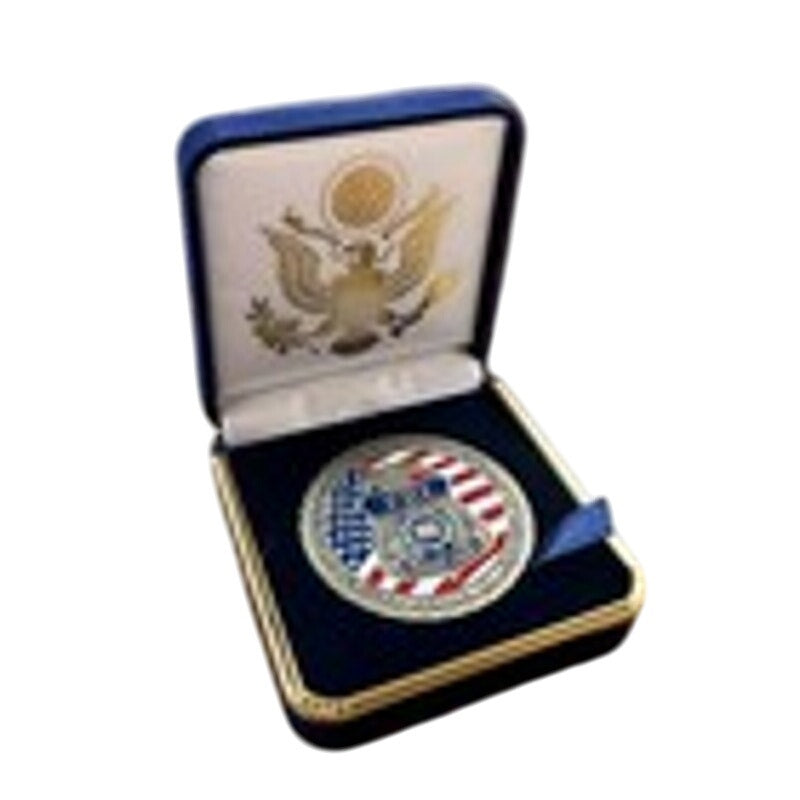 Department of Energy (DOE) Challenge Coin With Blue Velvet Case. Fast Shipping!