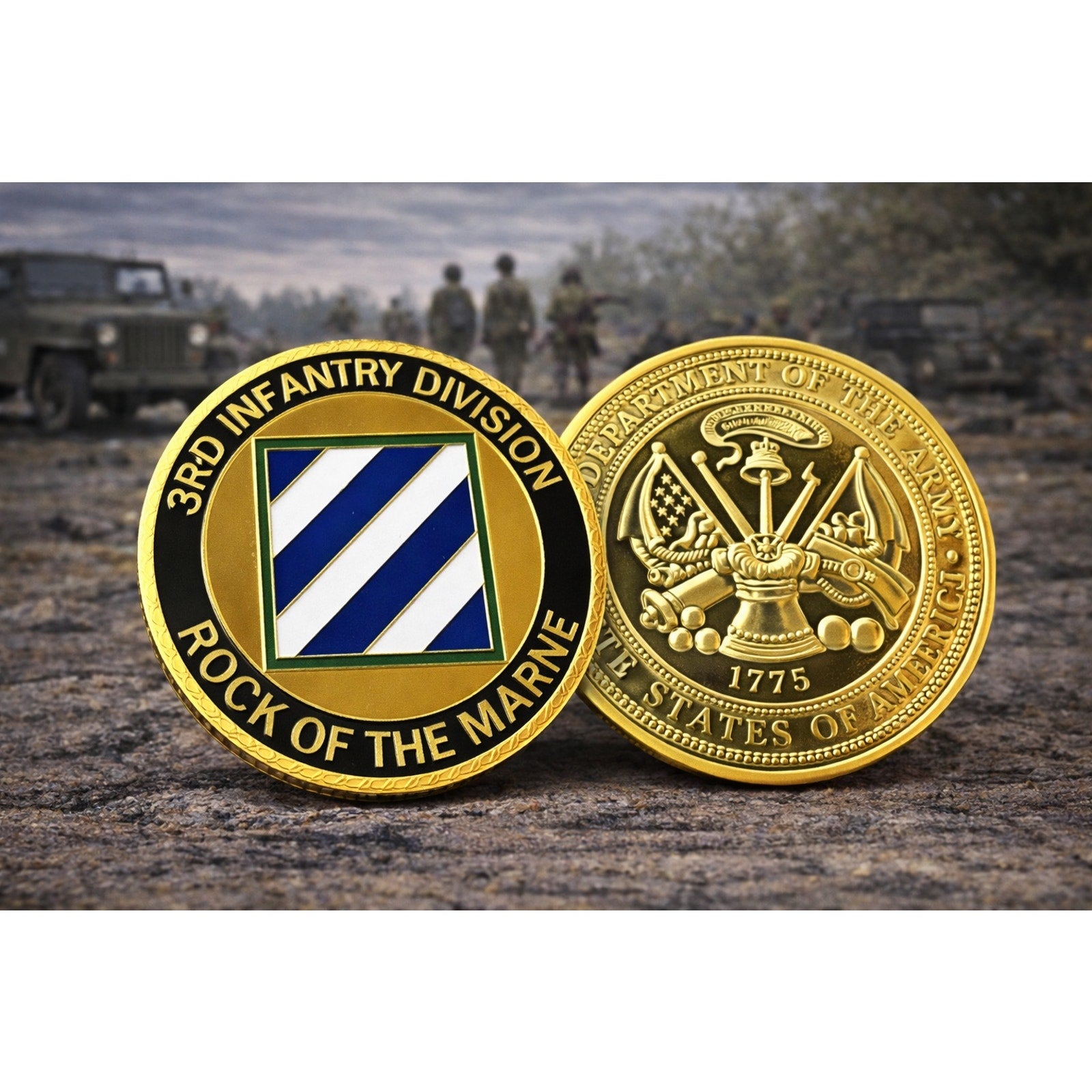 U.S. Army 3rd Infantry Division Challenge Coin ·FAST SHIPPING· ·NEW·