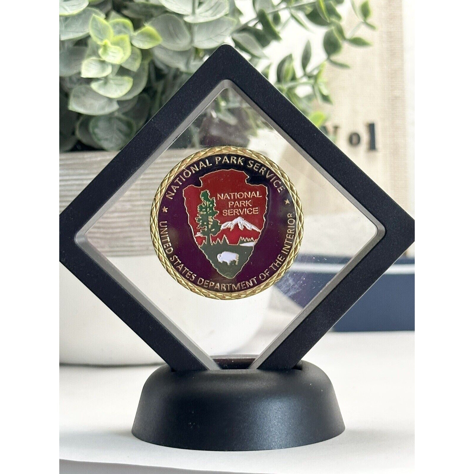 United States National Park Service Challenge Coin, New - Fast Shipping W/ Case