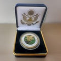 Department of Energy (DOE) Challenge Coin With Blue Velvet Case. Fast Shipping!