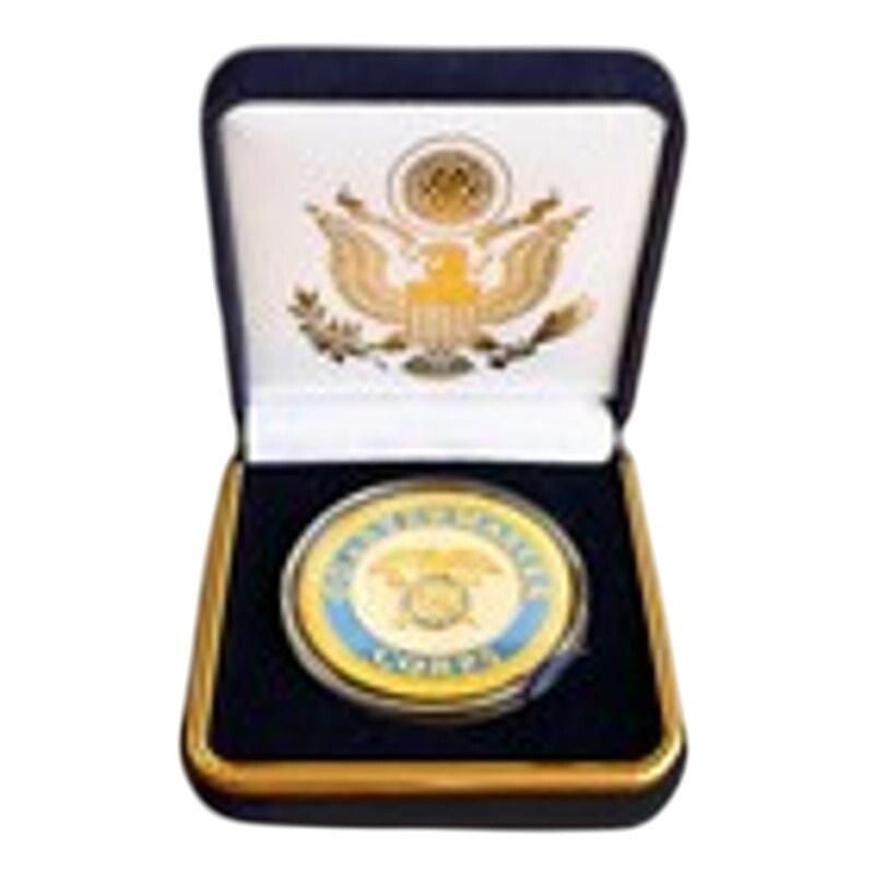 Department of Energy (DOE) Challenge Coin With Blue Velvet Case. Fast Shipping!