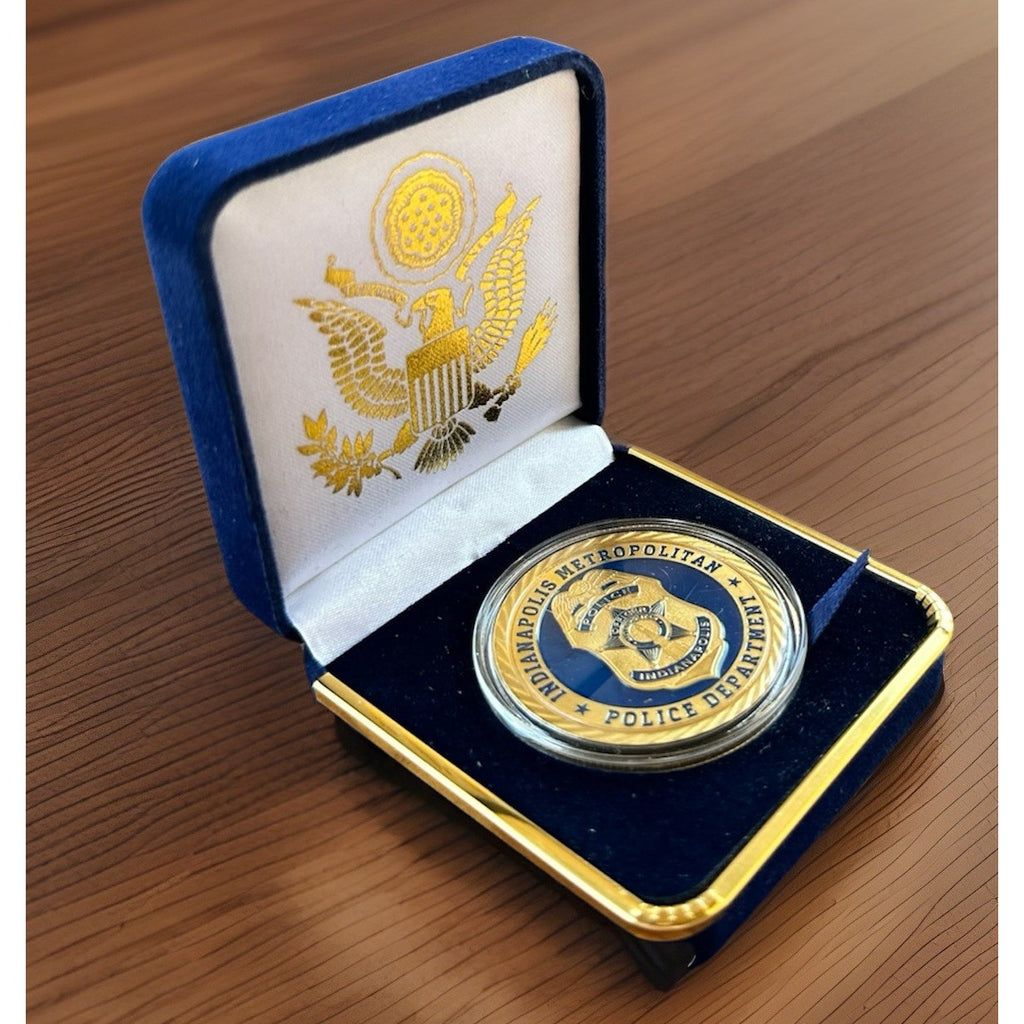 Department of Energy (DOE) Challenge Coin With Blue Velvet Case. Fast Shipping!