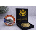 US NAVY USS ABRAHAM LINCOLN CVN-72 Challenge Coin USN w/ Retirement Award