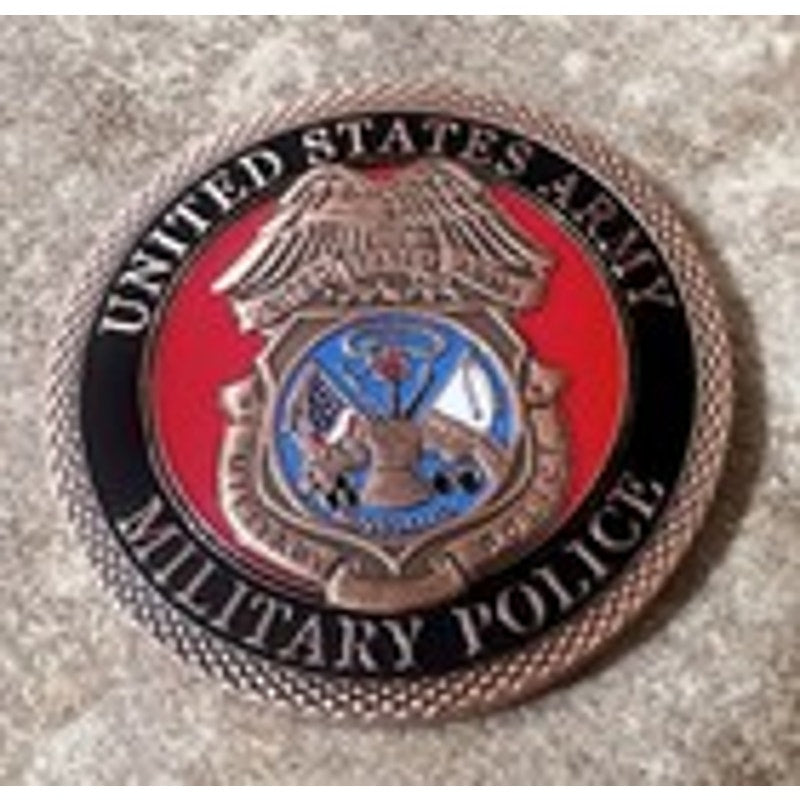 MP-Military Police US ARMY Challenge Coin, US Army. With Special Velvet Case