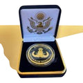 Department of Energy (DOE) Challenge Coin With Blue Velvet Case. Fast Shipping!
