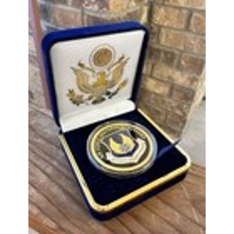 Department of Energy (DOE) Challenge Coin With Blue Velvet Case. Fast Shipping!