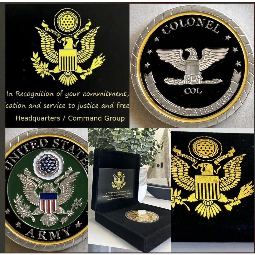 COLONEL ARMY MILITARY CHALLENGE COIN USA Any