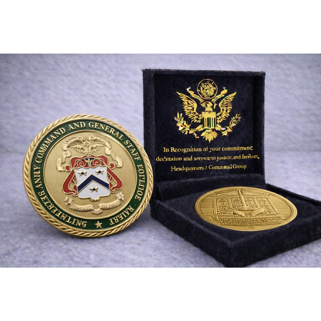 US army Command And General Staff College CGSC ILE w/ Achievement Award