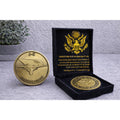 U S NAVY F-14 TOMCAT Challenge Coin USN w/ Retirement Award