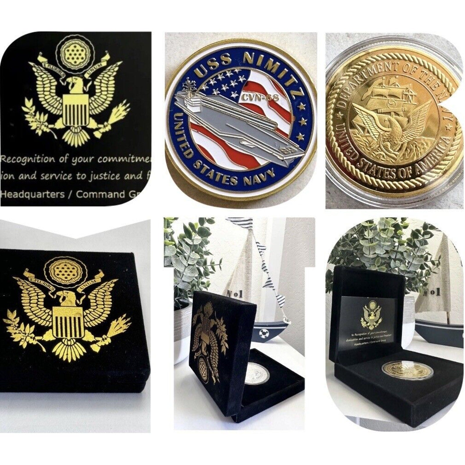 US NAVY - USS NIMITZ CVN-68 Challenge Coin USN