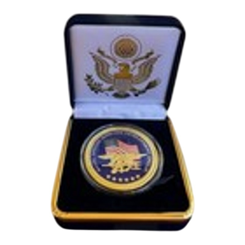 Department of Energy (DOE) Challenge Coin With Blue Velvet Case. Fast Shipping!
