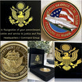 US NAVY USS GEORGE H.W. BUSH CVN-77 Challenge Coin USA