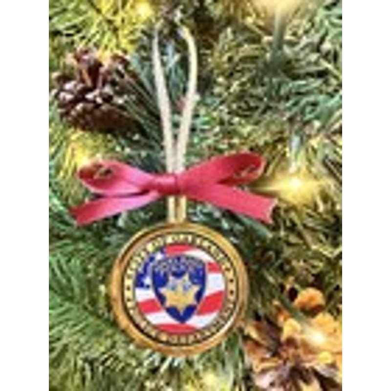 OAKLAND CALIFORNIA POLICE DEPARTMENT Challenge Coin Christmas Ornament