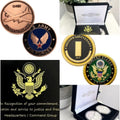 2pcs Army Rank 2LT 2nd O-2 And B-29 Airplane Coin