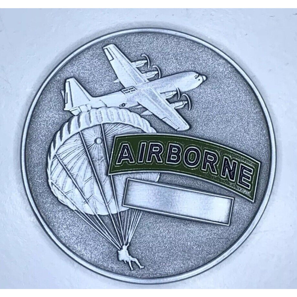 2pcs Army Rank Captain O-3 And UNITED STATES AIRBORNE CHALLENGE COIN
