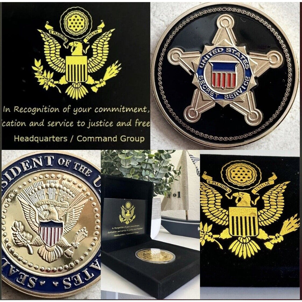 United States Secret Service Coin US Presidential Protection Team Detailed USA