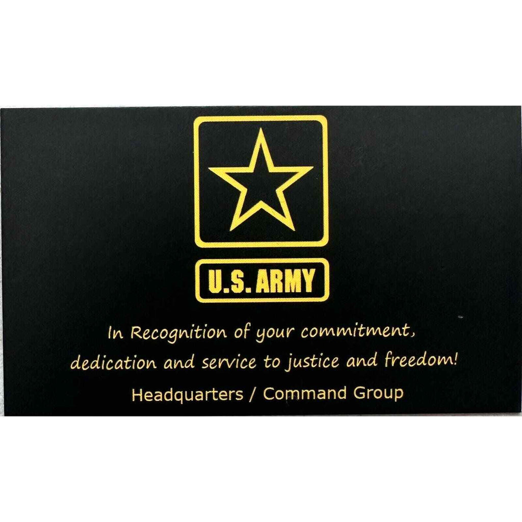 Us Army Captain Rank Challenge Coin Military With Special Army Velvet Case