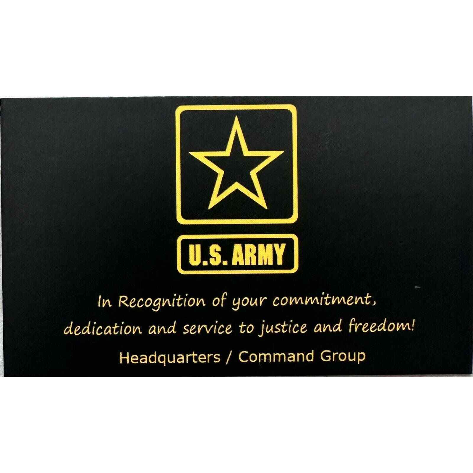 Us Army Captain Rank Challenge Coin Military With Special Army Velvet Case