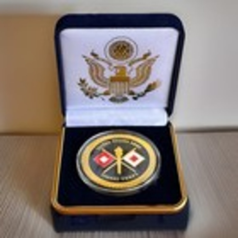 Department of Energy (DOE) Challenge Coin With Blue Velvet Case. Fast Shipping!