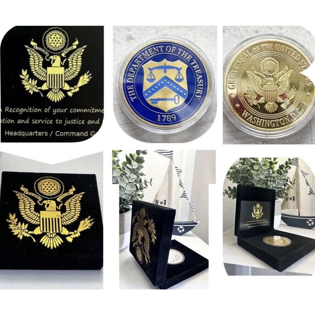 United States Department of the Treasury Challenge Coin. USA
