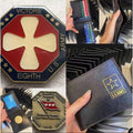 WWII Pacific Theater Korean War 1950-53 -US Army w/Credential coin holder wallet