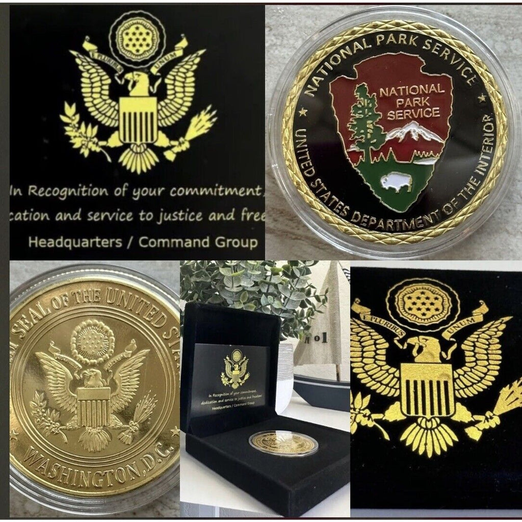 United States National Park Service Challenge Coin, New - Fast Shipping USA