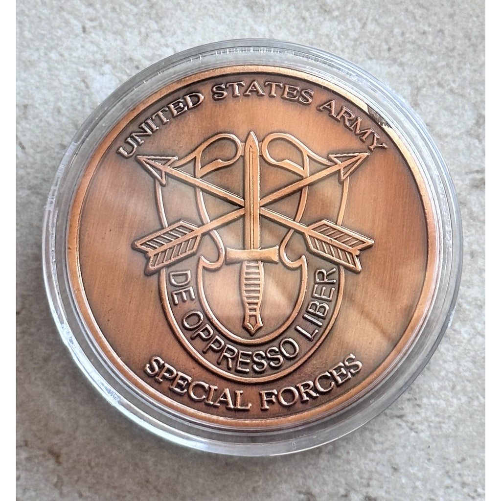 Army Special Forces Motivated Dedicated Lethal Military w/ Retirement Award