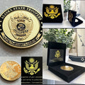 ALASKA STATE TROOPERS Challenge Coin With Special Velvet Case