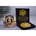 PURPLE HEART RECIPIENT Challenge Coin USA w/ Retirement Award