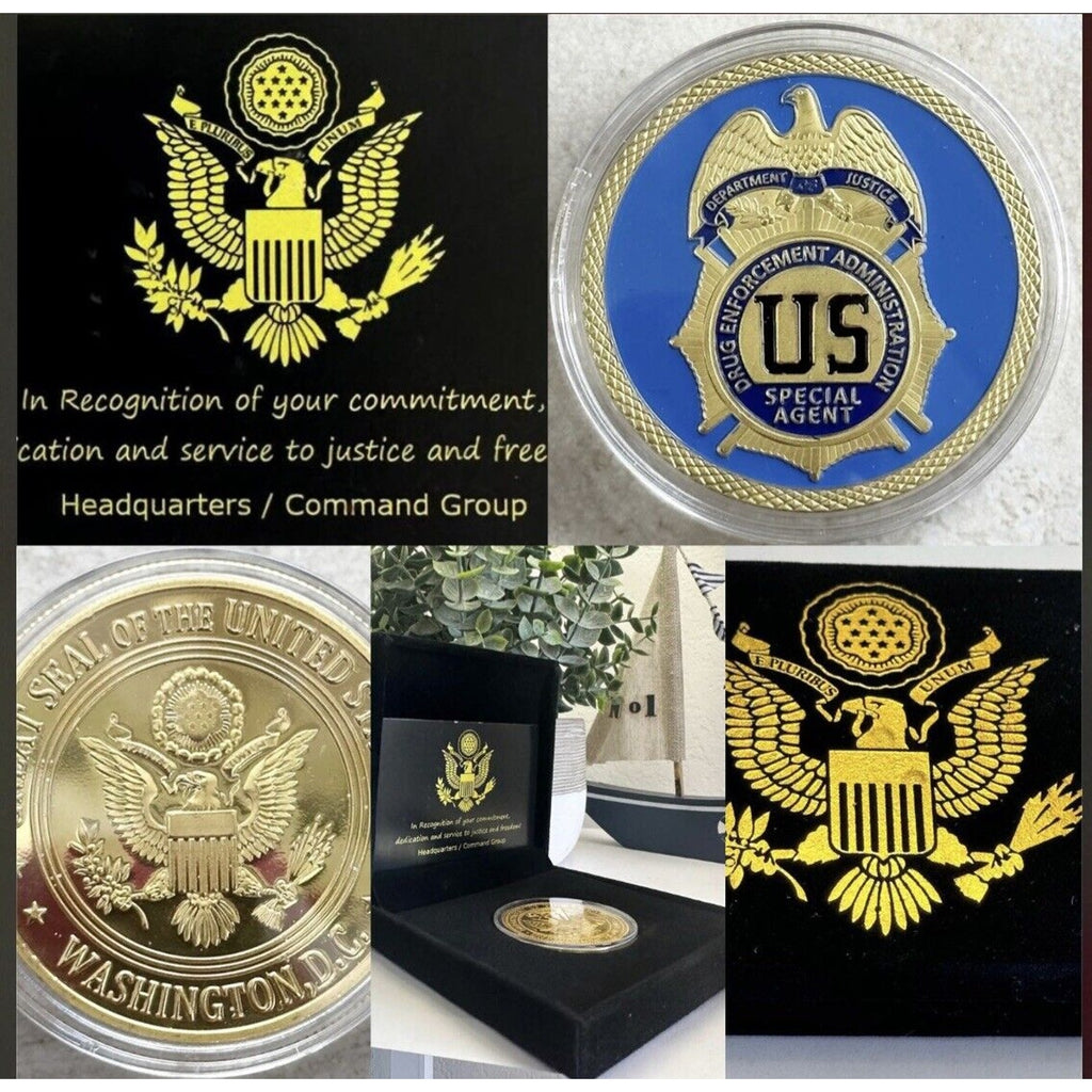 DEA UNITED STATES DRUG ENFORCEMENT ADMINISTRATION Challenge Coin. New! USA