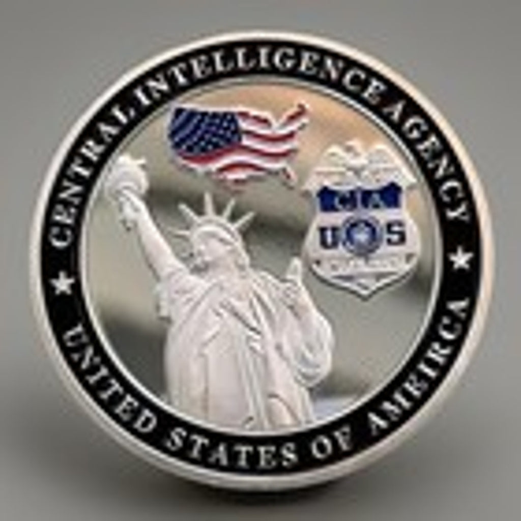 Copied - CIA We Are The Nation's First Line of Defense Silent Warriors Challenge Coin