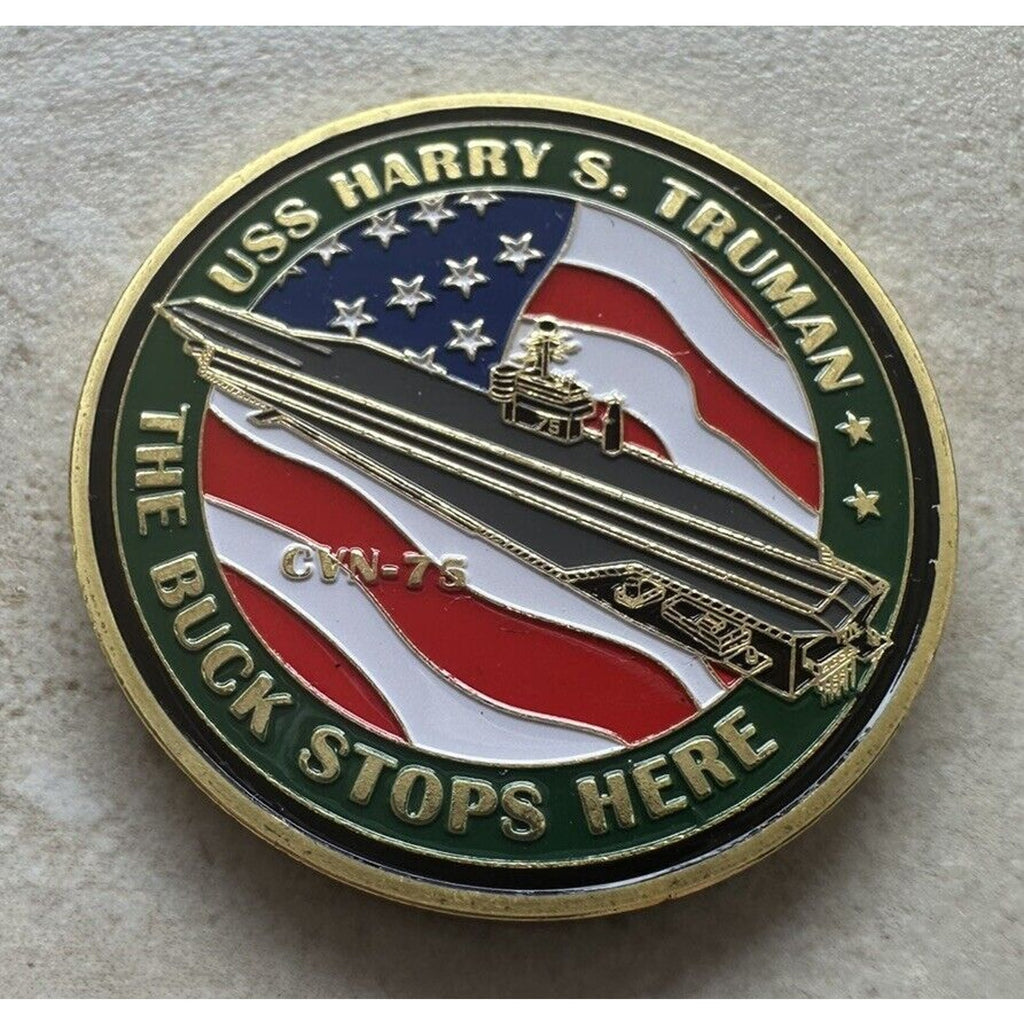 US NAVY USS HARRY S. TRUMAN CVN-75 -Coin -USN