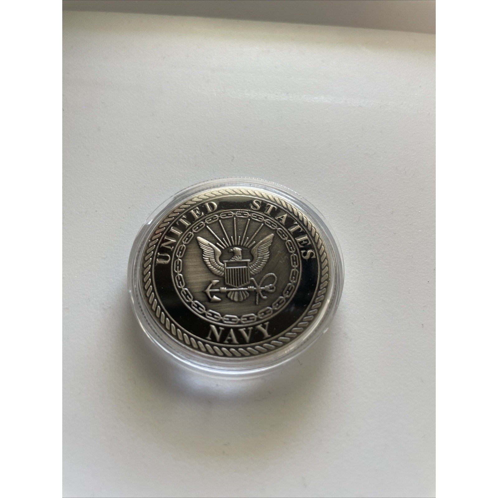 US NAVY LIEUTENANT 0-3 LT COIN USS PROMOTION GIFT PIN UP RANK OFFICER