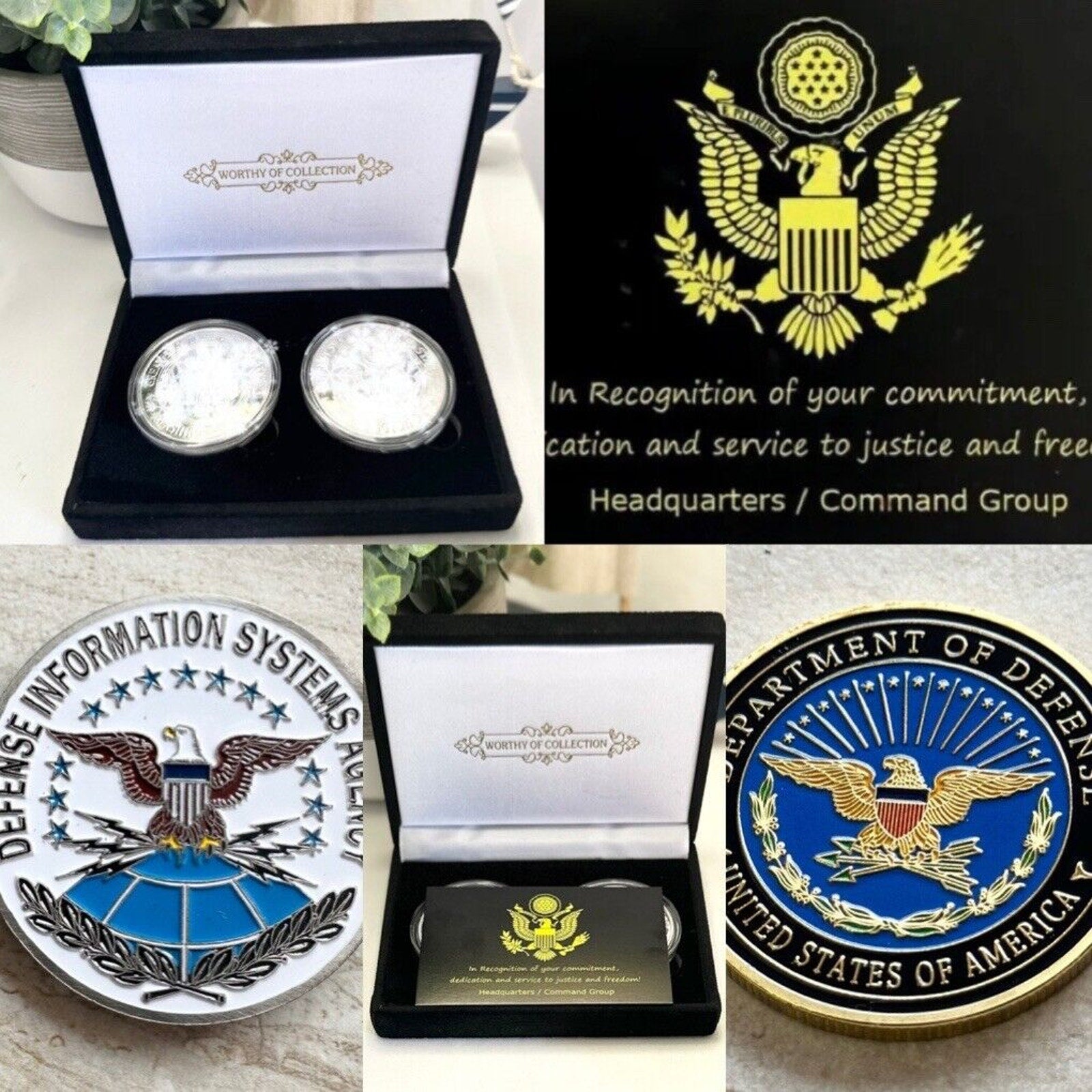DISA Defense Information Systems Agency & DoD Pentagon Collection CHALLENGE COIN